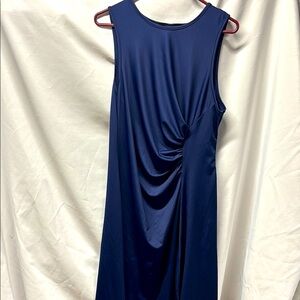 SHEIN NWOT Blue Ruched Sheath Cocktail Dress